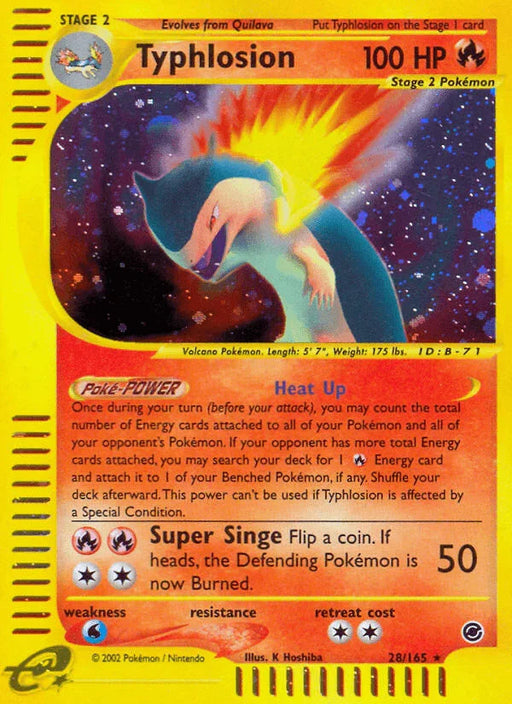 Typhlosion (28/165) [Expedition: Base Set] - for just $48! 