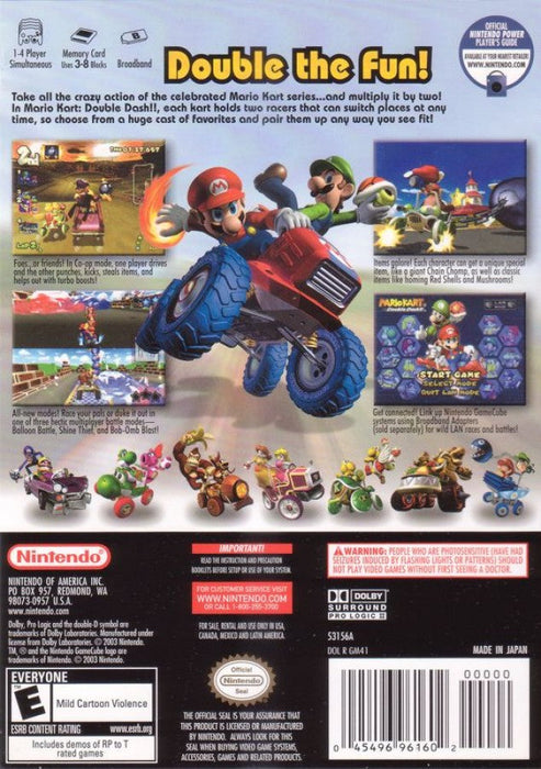 Mario Kart: Double Dash!! [Special Edition w/ Bonus Disc]– GameCube (GC) - for just $0! 
