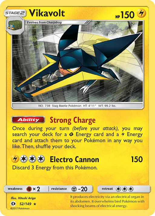 Vikavolt (52/149) [Sun & Moon: Base Set] - for just $0.20! 