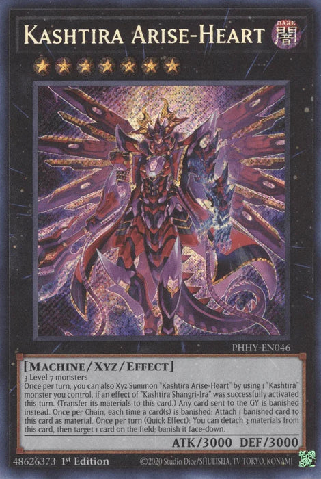 Kashtira Arise-Heart [PHHY-EN046] Secret Rare - for just $4.35! 