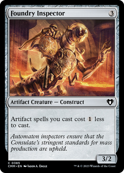 Foundry Inspector (CMM-385) - Commander Masters - for just $0.11! 