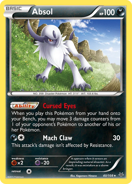 Absol (40/108) [XY: Roaring Skies] - for just $0.45! 