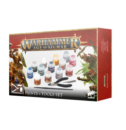Warhammer: Age of Sigmar - Paints + Tools Set - for just $49.99! 