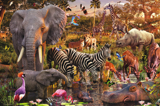 Puzzle: African Animal World - for just $42.99! 