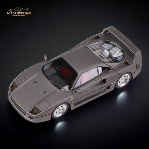 MY64 Ferrari F40 Satin Grey 1:64 Resin Model - Premium Ferrari - Just $79.99! Shop now at Retro Gaming of Denver