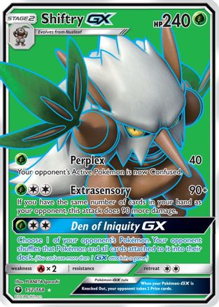 Shiftry GX (Full Art) 152/168 - SM  Celestial Storm Holofoil - for just $3.22! 