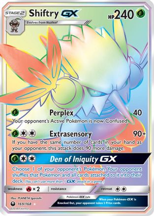 Shiftry GX (Secret) 169/168 - SM  Celestial Storm Holofoil - for just $6.62! 