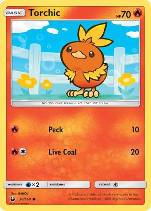Torchic 026/168 - SM  Celestial Storm - for just $0.15! 