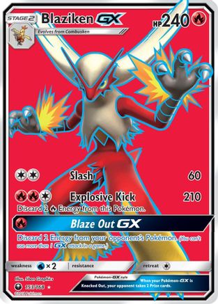 Blaziken GX (Full Art) 153/168 - SM  Celestial Storm Holofoil - for just $19.53! 