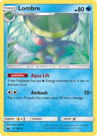Lombre 037/168 - SM  Celestial Storm - for just $0.13! 