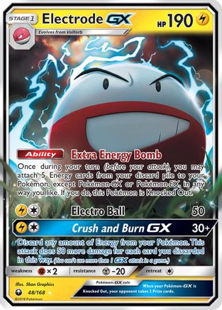 Electrode GX 048/168 - SM  Celestial Storm Holofoil - for just $2.79! 