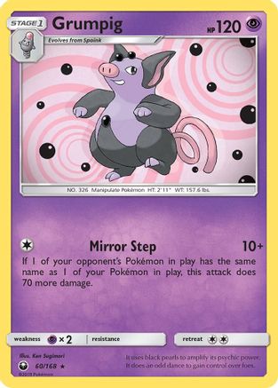 Grumpig 060/168 - SM  Celestial Storm - for just $0.13! 