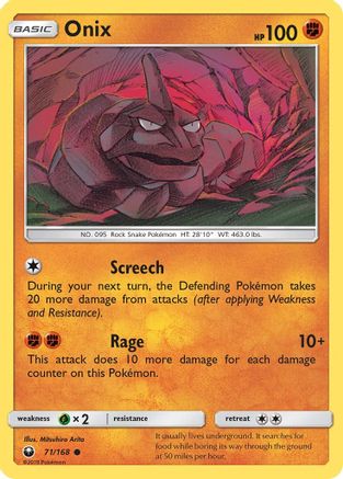 Onix 071/168 - SM  Celestial Storm - for just $0.10! 