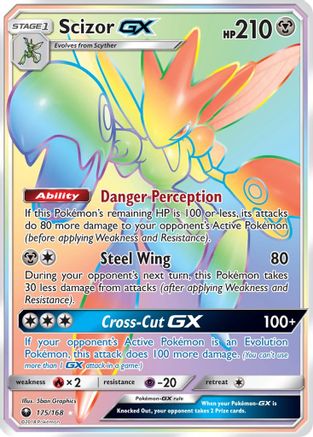 Scizor GX (Secret) 175/168 - SM  Celestial Storm Holofoil - for just $17.39! 