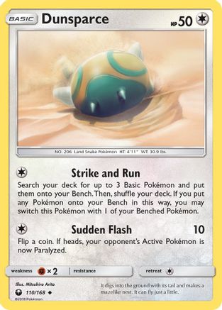 Dunsparce 110/168 - SM  Celestial Storm - for just $0.16! 