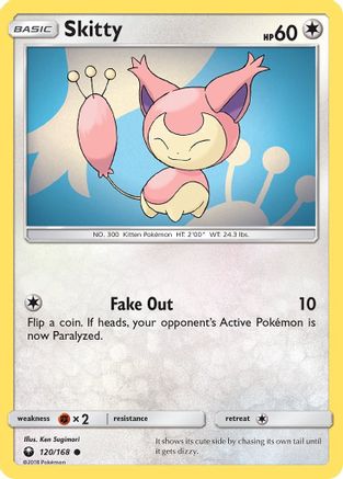 Skitty 120/168 - SM  Celestial Storm Reverse Holofoil - for just $0.28! 