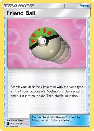 Friend Ball 131/168 - SM  Celestial Storm Reverse Holofoil - for just $0.22! 