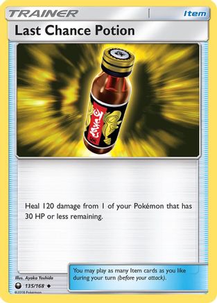 Last Chance Potion 135/168 - SM  Celestial Storm Reverse Holofoil - for just $0.20! 