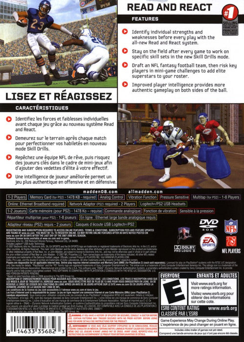 Madden NFL 08 – PlayStation 2 (PS2) - for just $0! 