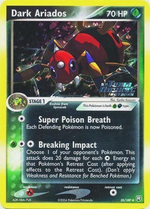 Dark Ariados (30/109) (Stamped) [EX: Team Rocket Returns] - for just $15.45! 