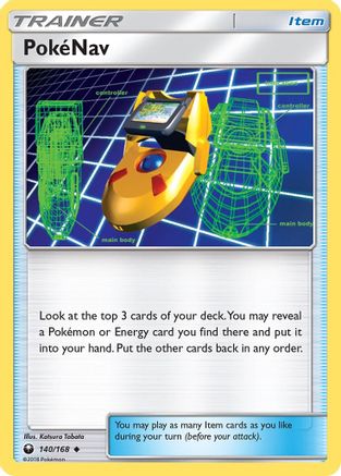PokeNav 140/168 - SM  Celestial Storm Reverse Holofoil - for just $0.18! 