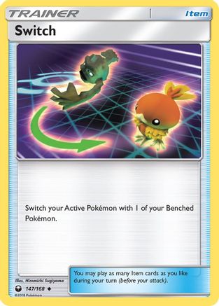 Switch 147/168 - SM  Celestial Storm Reverse Holofoil - for just $0.23! 