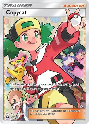Copycat (Full Art) 163/168 - SM  Celestial Storm Holofoil - for just $12.45! 
