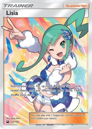 Lisia (Full Art) 164/168 - SM  Celestial Storm Holofoil - for just $112.04! 