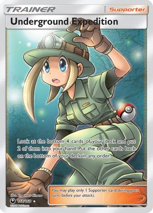 Underground Expedition (Full Art) 168/168 - SM  Celestial Storm Holofoil - for just $19.98! 