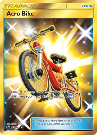 Acro Bike (Secret) 178/168 - SM  Celestial Storm Holofoil - for just $7.99! 