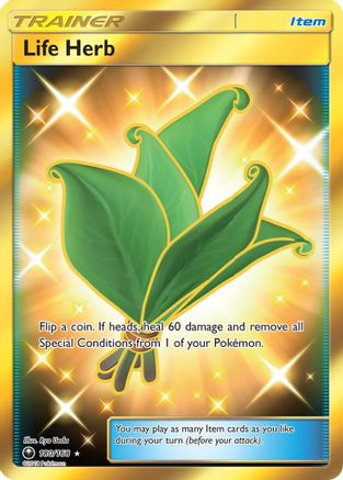 Life Herb (Secret) 180/168 - SM  Celestial Storm Holofoil - for just $3.25! 