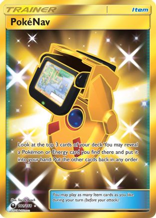 PokeNav (Secret) 181/168 - SM  Celestial Storm Holofoil - for just $3.30! 