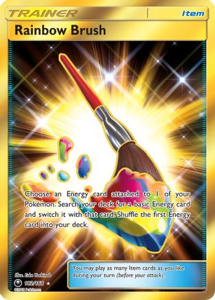 Rainbow Brush (Secret) 182/168 - SM  Celestial Storm Holofoil - for just $2.62! 