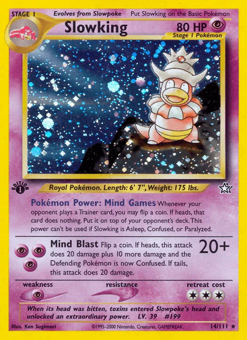 Slowking (14/111) [Neo Genesis 1st Edition] - for just $77.25! 