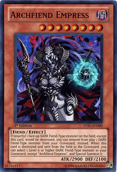 Archfiend Empress [STBL-EN000] Super Rare - for just $0.25! 