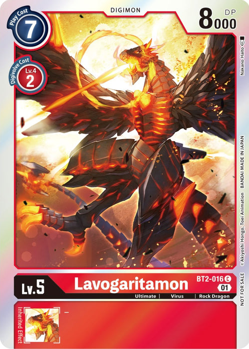 Lavogaritamon [BT2-016] (ST-11 Special Entry Pack) [Release Special Booster Promos] - Just $0.10! Shop now at Retro Gaming of Denver