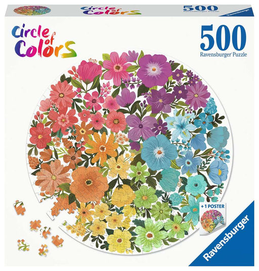 Puzzle: Circle of Colors - Flowers - for just $18! 