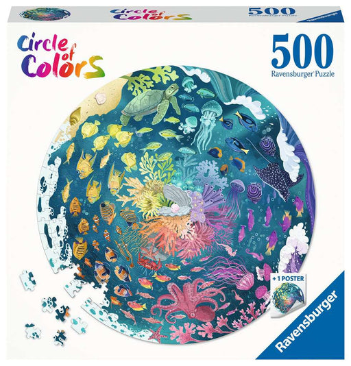 Puzzle: Circle of Colors - Ocean - for just $18! 