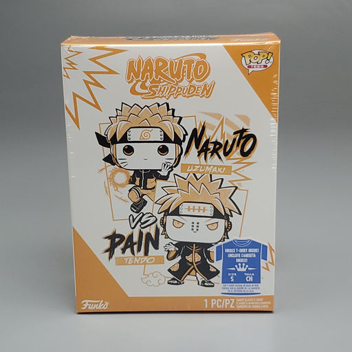 FUNKO Pop Naruto Shippuden Unisex T-Shirt SZ S Naruto vs Pain Boxed Tee - for just $8! 
