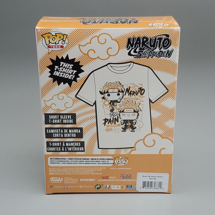 FUNKO Pop Naruto Shippuden Unisex T-Shirt SZ S Naruto vs Pain Boxed Tee - for just $8! 