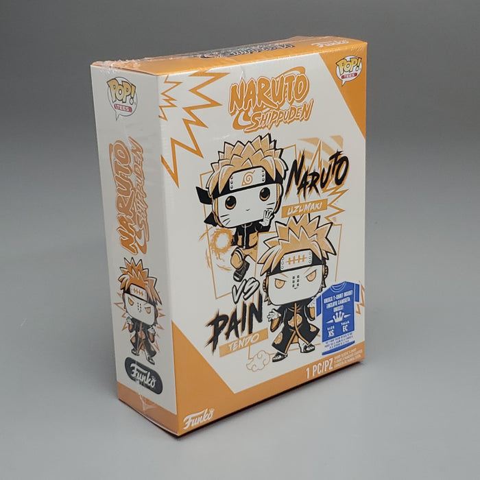 FUNKO Pop Naruto Shippuden Unisex T-Shirt SZ XS Naruto vs Pain Boxed Tee - for just $8! 