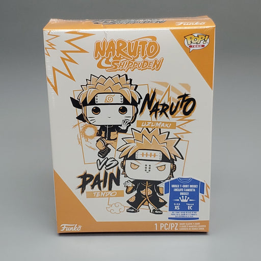 FUNKO Pop Naruto Shippuden Unisex T-Shirt SZ XS Naruto vs Pain Boxed Tee - for just $8! 