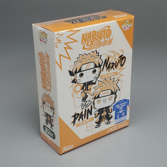 FUNKO Pop Naruto Shippuden Unisex T-Shirt SZ XL Naruto vs Pain Boxed Tee - for just $8! 
