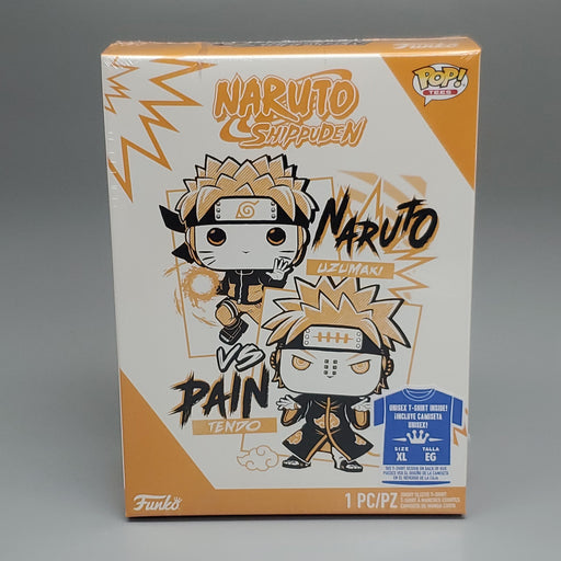 FUNKO Pop Naruto Shippuden Unisex T-Shirt SZ XL Naruto vs Pain Boxed Tee - for just $8! 