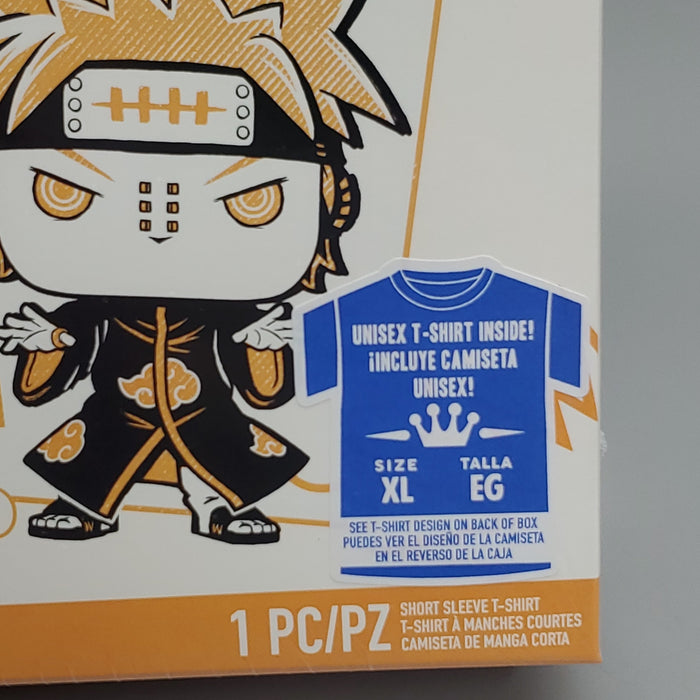 FUNKO Pop Naruto Shippuden Unisex T-Shirt SZ XL Naruto vs Pain Boxed Tee - for just $8! 