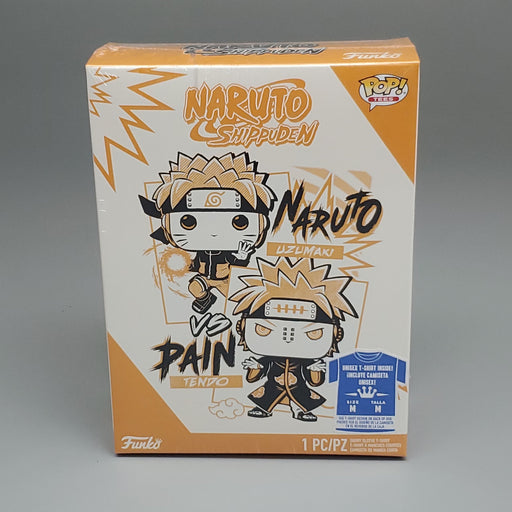 FUNKO Pop Naruto Shippuden Unisex T-Shirt SZ M Naruto vs Pain Boxed Tee - for just $8! 