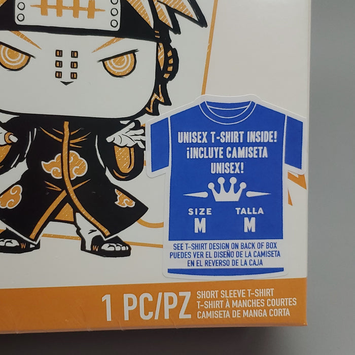 FUNKO Pop Naruto Shippuden Unisex T-Shirt SZ M Naruto vs Pain Boxed Tee - for just $8! 