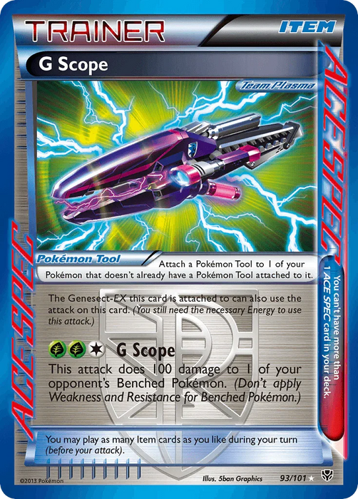 G Scope (93/101) [Black & White: Plasma Blast] - for just $1.40! 