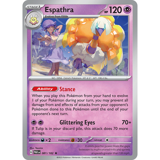 Espathra (081/182) [Scarlet & Violet: Paradox Rift] - Just $0.05! Shop now at Retro Gaming of Denver