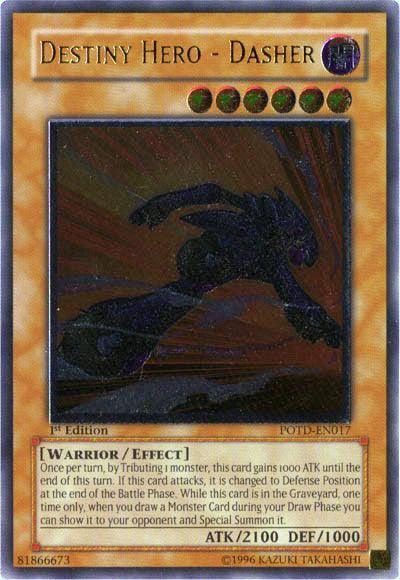 Destiny Hero - Dasher [POTD-EN017] Ultimate Rare - for just $9.85! 